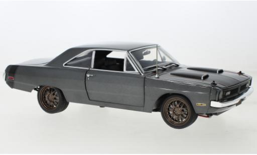 Coche miniatura Dodge Dart 1/18 ACME Street Fighter metallise gris/negro 1970 Dodge Dart 1/18 ACME Street Fighter metallise gris/negro 1970 coche miniatura