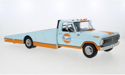 Ford F-350 1/18 ACME Ramp Truck Gulf Racing Team 1970 coche miniatura