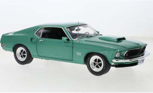 Ford Mustang 1/18 ACME Boss 429 metallise verde 1969 coche miniatura