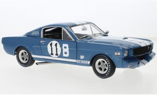 Coche miniatura Shelby GT 350 1/18 ACME Ford Mustang R metallise azul/blanche No.11 Dockery Ford 1965 Shelby GT 350 1/18 ACME Ford Mustang R metallise azul/blanche No.11 Dockery Ford 1965 coche miniatura