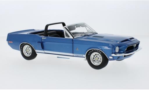 Coche miniatura Shelby GT 500 1/18 ACME Ford Mustang Cabriolet metallise azul 1968 Shelby GT 500 1/18 ACME Ford Mustang Cabriolet metallise azul 1968 coche miniatura