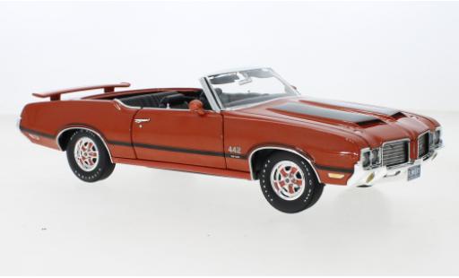 Coche miniatura Oldsmobile 442 1/18 ACME W-30 Convertible naranja 1972 Oldsmobile 442 1/18 ACME W-30 Convertible naranja 1972 coche miniatura