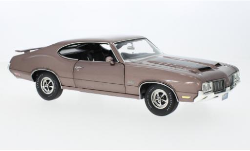 Coche miniatura Oldsmobile 442 1/18 ACME W-30 metallise rosa 1970 Oldsmobile 442 1/18 ACME W-30 metallise rosa 1970 coche miniatura