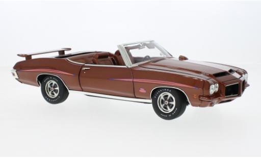 Coche miniatura Pontiac GTO 1/18 ACME Cabriolet brun The Judge 1971 Pontiac GTO 1/18 ACME Cabriolet brun The Judge 1971 coche miniatura