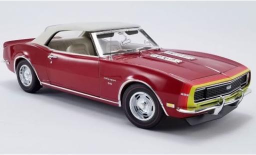 Chevrolet Camaro 1/18 ACME SS Convertible Unicorn D88 Stripe Option metalico rojo/Dekor 1968 avec détachable Softtop coche miniatura