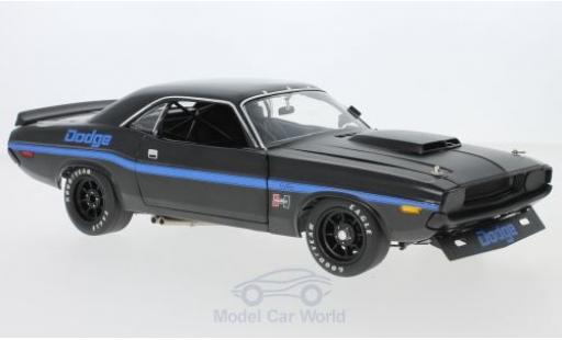 Coche miniatura Dodge Challenger 1/18 ACME Trans Am Street Version negro/azul 1970 Dodge Challenger 1/18 ACME Trans Am Street Version negro/azul 1970 coche miniatura