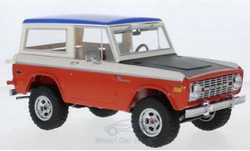 Coche miniatura Ford Bronco 1/18 ACME Baja Bill Strope Edition rojo/blanco 1971 Ford Bronco 1/18 ACME Baja Bill Strope Edition rojo/blanco 1971 coche miniatura