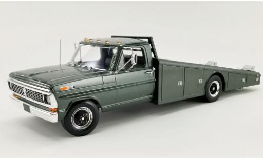 Ford F-350 1/18 ACME Ramp Truck metalico verde 1970 coche miniatura