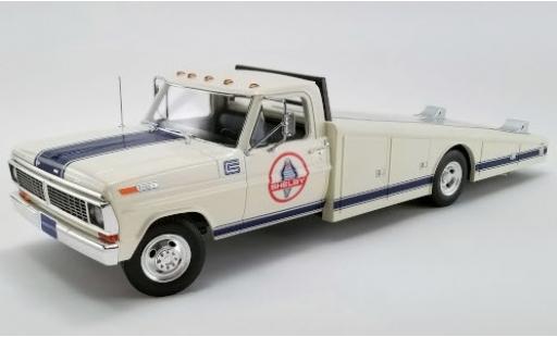 Ford F-350 1/18 ACME Ramp Truck blanco/azul Shelby Racing 1970 coche miniatura