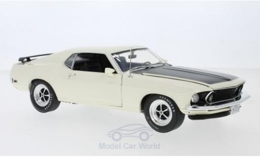 Ford Mustang 1/18 ACME Boss 302 blanco/matt-negro 1969 coche miniatura