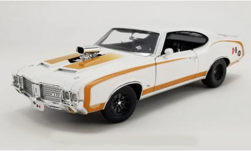 Coche miniatura Oldsmobile 442 1/18 ACME Hurst Drag Outlaw blanco/gold 1972 Oldsmobile 442 1/18 ACME Hurst Drag Outlaw blanco/gold 1972 coche miniatura