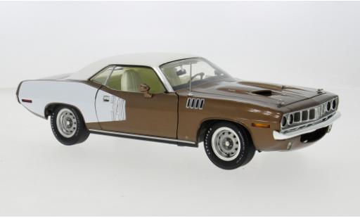 Coche miniatura Plymouth Cuda 1/18 ACME bronze/weiss 1971 1:18 Plymouth Cuda 1/18 ACME bronze/weiss 1971 1:18 coche miniatura