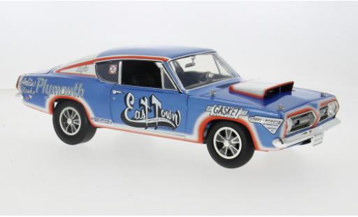 Coche miniatura Plymouth Cuda 1/18 ACME Super Stock blau/Dekor 1968 1:18 Plymouth Cuda 1/18 ACME Super Stock blau/Dekor 1968 1:18 coche miniatura