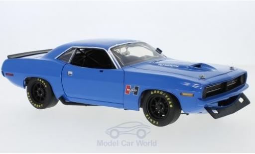 Coche miniatura Plymouth Cuda 1970 1/18 ACME Trans Am Street Version azul 1970 Plymouth Cuda 1970 1/18 ACME Trans Am Street Version azul 1970 coche miniatura