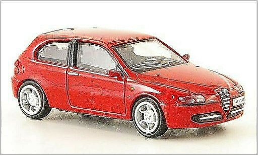 Alfa Romeo 147 berlina 1/87 Ricko rojo 2001 coche miniatura