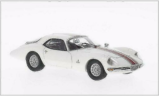 Alfa Romeo Giulia TZ2 1/43 Kess Coupe Pinninfarina blanco con roten rayas 1965 coche miniatura