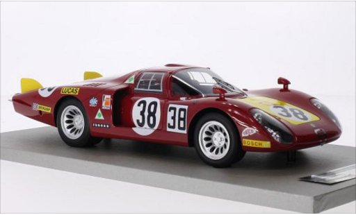 Alfa Romeo 33.2 coda lunga 1/18 Tecnomodel No.38 Autodelta 24h Le Mans 1968 /S.Dini coche miniatura