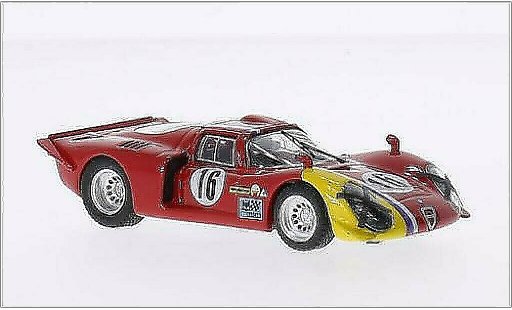 Alfa Romeo 33.2 coupe 1/43 Best No.16 1000km Spa 1968 /S.Trosch coche miniatura