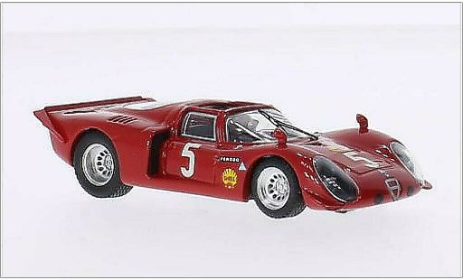 Alfa Romeo 33.2 spyder 1/43 Best No.5 Montlhery 1969 /G.Verrier coche miniatura