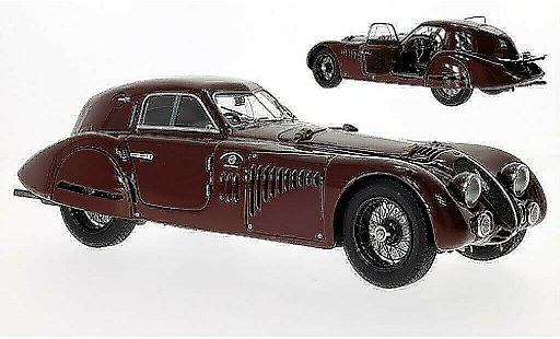 Alfa Romeo 8C 2900 b mm roadster 1/18 CMC Speciale Touring Coupe rojo 1938 coche miniatura