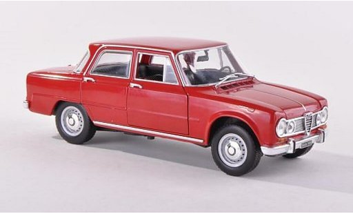 Alfa Romeo Giulia 1600 super 1/24 WhiteBox rojo coche miniatura