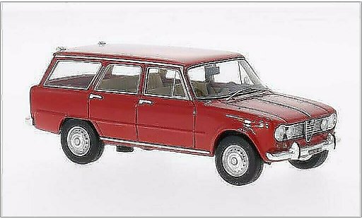 Alfa Romeo Giulia Super 1/43 Neo Giardinetta rojo 1967 coche miniatura