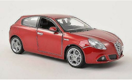 Alfa Romeo Giulietta berlina 1/24 Burago (940) rojo coche miniatura