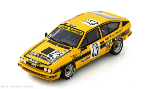 Alfa Romeo GT 1/43 Spark V 6 24h Spa 1982 #43 M.Micangeli/G.Francia 1:43 coche miniatura