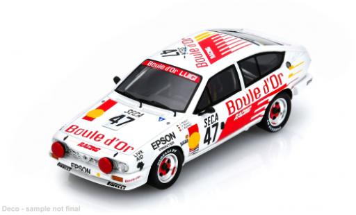 Alfa Romeo GT 1/43 Spark V 6 24h Spa 1985 #47 P.Meirelles/C.Melville 1:43 coche miniatura
