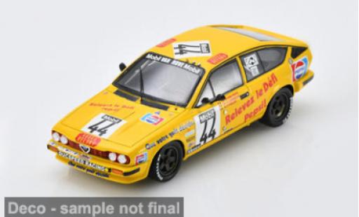 Alfa Romeo GT 1/43 Spark V 6 gelb 1983 #44 r. van Hove/A. Lierneux 1:43 coche miniatura