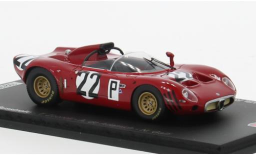 Coche miniatura Alfa Romeo T33 1/43 Spark #22 1:43 Alfa Romeo T33 1/43 Spark #22 1:43 coche miniatura
