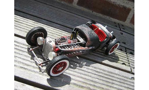 Alfa Romeo 2300 cabriolet 1/18 Burago spider (1932) de style rat rad coche miniatura