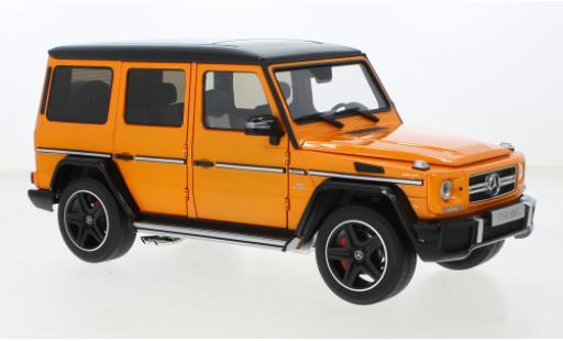 Coche miniatura Mercedes Classe G 1/18 Almost Real AMG G63 (W463) Colour Edition metallise naranja/negro 2017 Mercedes Classe G 1/18 Almost Real AMG G63 (W463) Colour Edition metallise naranja/negro 2017 coche miniatura