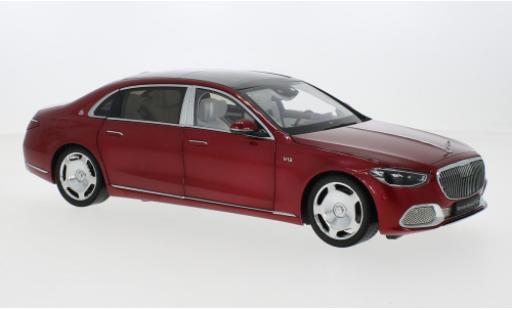Coche miniatura Mercedes CLA 1/18 Almost Real Maybach S-classe metallise rouge 2021 Mercedes CLA 1/18 Almost Real Maybach S-classe metallise rouge 2021 coche miniatura