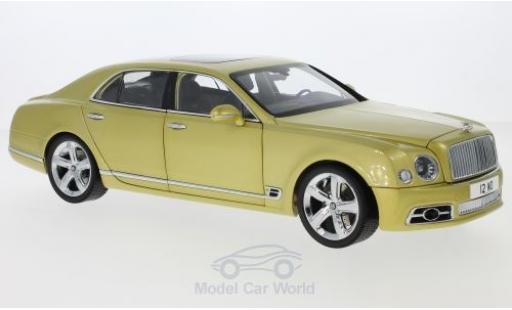 Bentley Mulsanne 1/18 Almost Real Speed gold 2017 coche miniatura