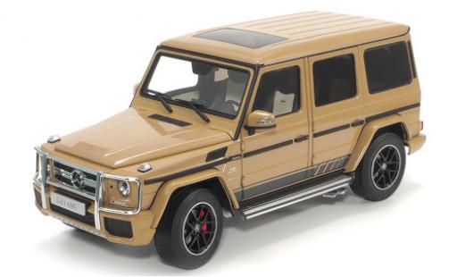 Coche miniatura Mercedes CLA 1/18 Almost Real AMG Classe G (W463) 463 Edition beige 2015 Mercedes CLA 1/18 Almost Real AMG Classe G (W463) 463 Edition beige 2015 coche miniatura