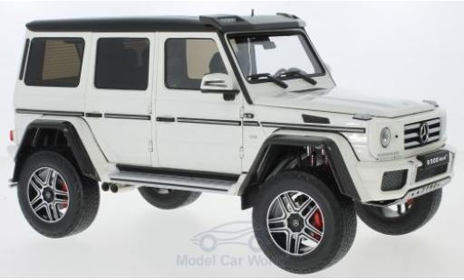 Coche miniatura Mercedes Classe G 1/18 Almost Real G500 4x4 blanco Mercedes Classe G 1/18 Almost Real G500 4x4 blanco coche miniatura