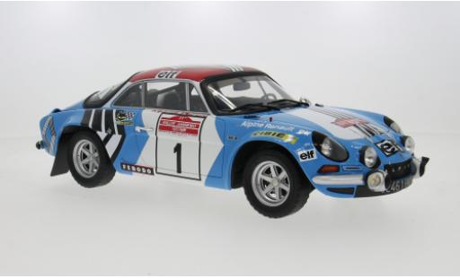 Alpine A110 1/12 Ottomobile 1800 Rally San Remo 1973 #1 J-L.Therier 1:12 coche miniatura
