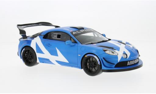 Coche miniatura Alpine A110 GT+ Presentation Rally du Mont Blanc 2024 1/18 Spark
