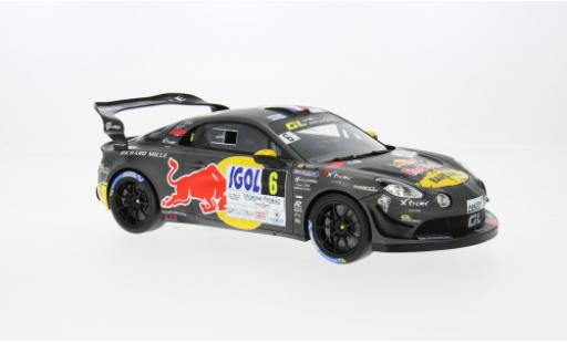 Coche miniatura Alpine A110 GT+ Rally du Mont Blanc 2024 #6 S.Loeb 1/18 Spark