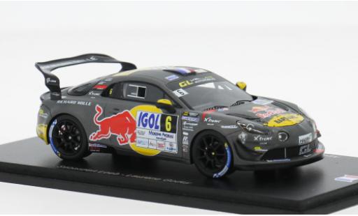 Alpine A110 1/43 Spark GT+ Rally du Mont Blanc 2024 #6 S.Loeb 1:43 coche miniatura
