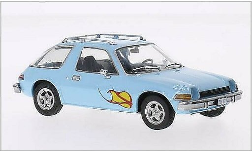 AMC Pacer berline 1/43 Greenlight azul/Dekor 1977 coche miniatura