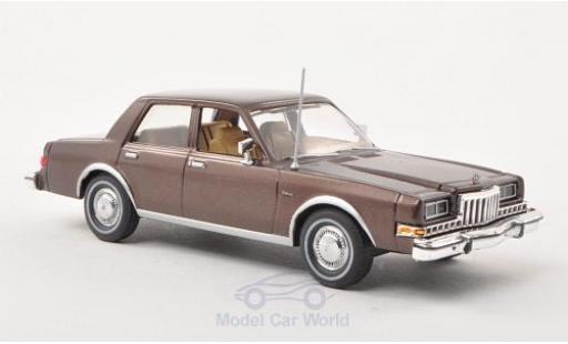 Dodge Diplomat 1/43 American Heritage Models metalico marron 1985 coche miniatura