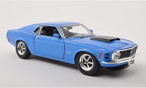 Coche miniatura Ford Mustang 1/24 Motormax Boss 429 azul 1970 Ford Mustang 1/24 Motormax Boss 429 azul 1970 coche miniatura