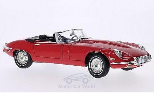 Coche miniatura Jaguar E-Type 1/18 Motormax rojo 1971 Jaguar E-Type 1/18 Motormax rojo 1971 coche miniatura