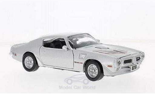 Coche miniatura Pontiac Firebird 1973 1/24 Motormax Trans Am gris/Dekor 1973 Pontiac Firebird 1973 1/24 Motormax Trans Am gris/Dekor 1973 coche miniatura
