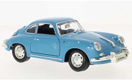 Coche miniatura Porsche 356 1/24 Motormax B azul Porsche 356 1/24 Motormax B azul coche miniatura