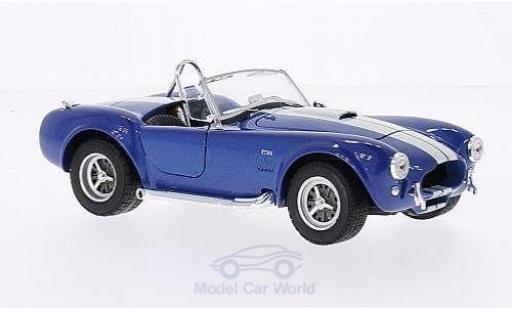 Coche miniatura Shelby Cobra 1/18 Welly 427 SC metalico azul/blanco 1965 Shelby Cobra 1/18 Welly 427 SC metalico azul/blanco 1965 coche miniatura