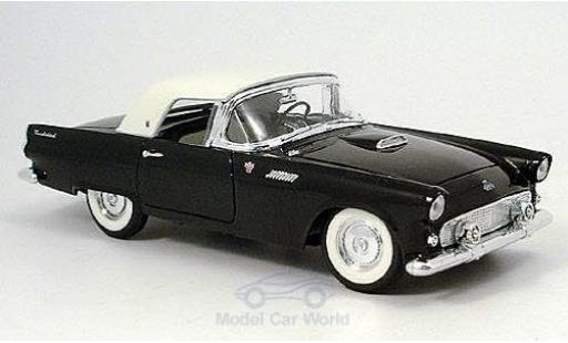 Coche miniatura Ford Thunderbird 1955 1/18 Yat Ming negro/blanco 1955 Ford Thunderbird 1955 1/18 Yat Ming negro/blanco 1955 coche miniatura