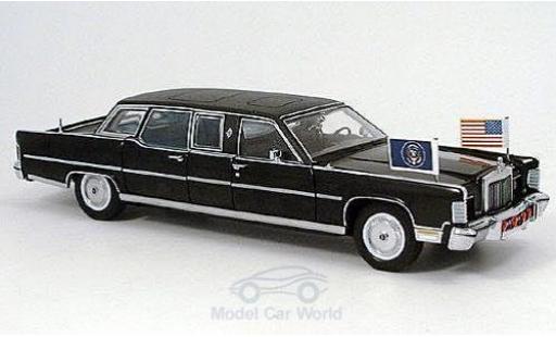Lincoln Continental 1/24 Yat Ming Reagan Car 1972 US-Standarten liegen bei coche miniatura